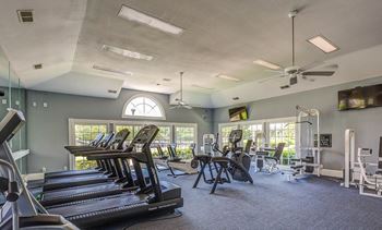 Fitness center equipment